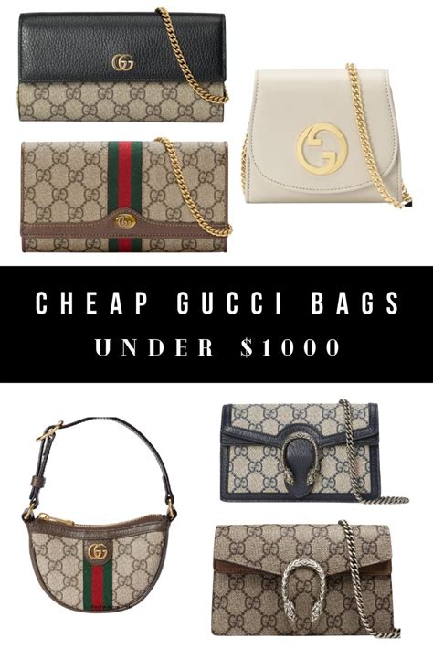 gucci least expensive bag|gucci bag for under 1000.